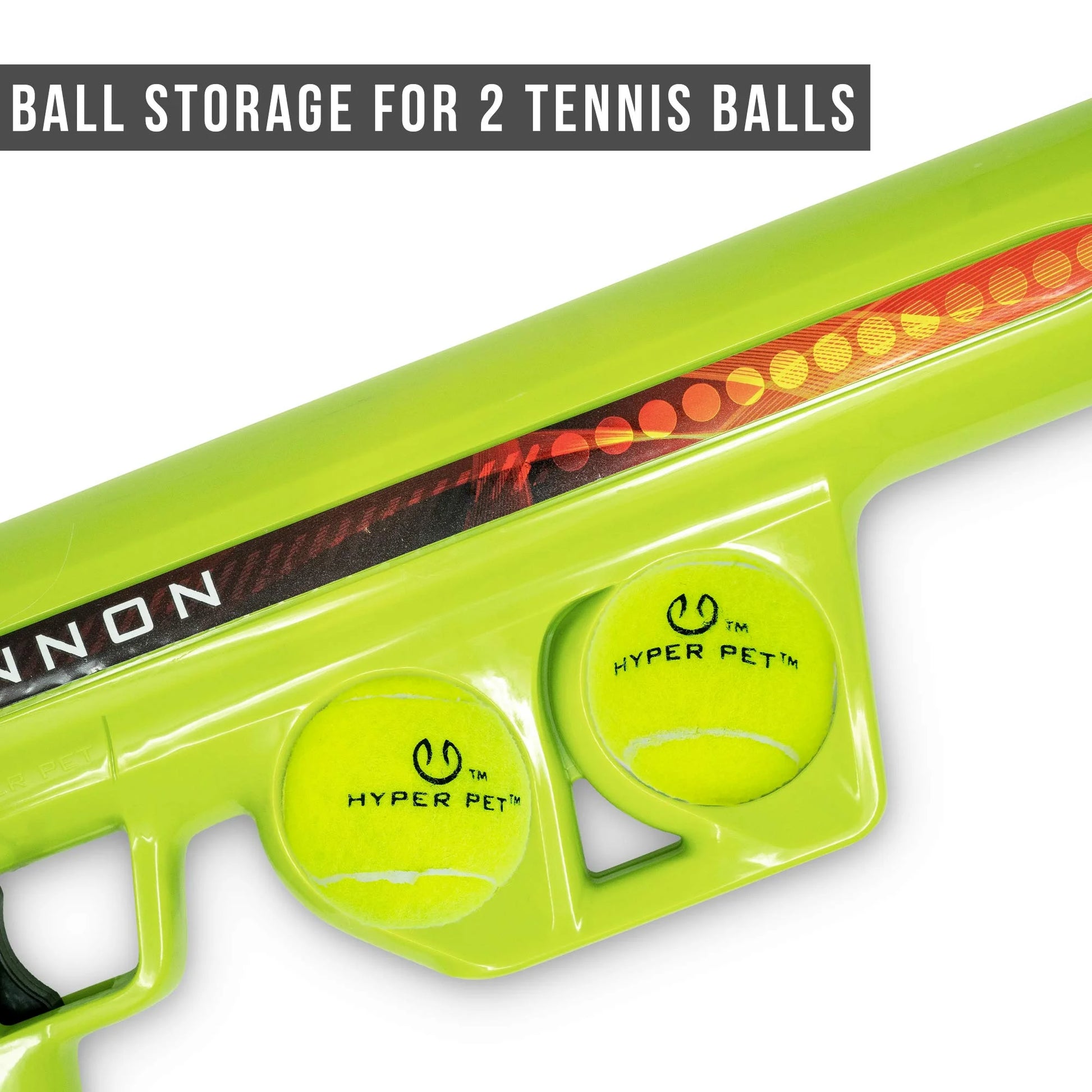 K9 Kannon Dog Tennis Ball Launcher Interactive Dog Toy with 1 Dog Ball, Green